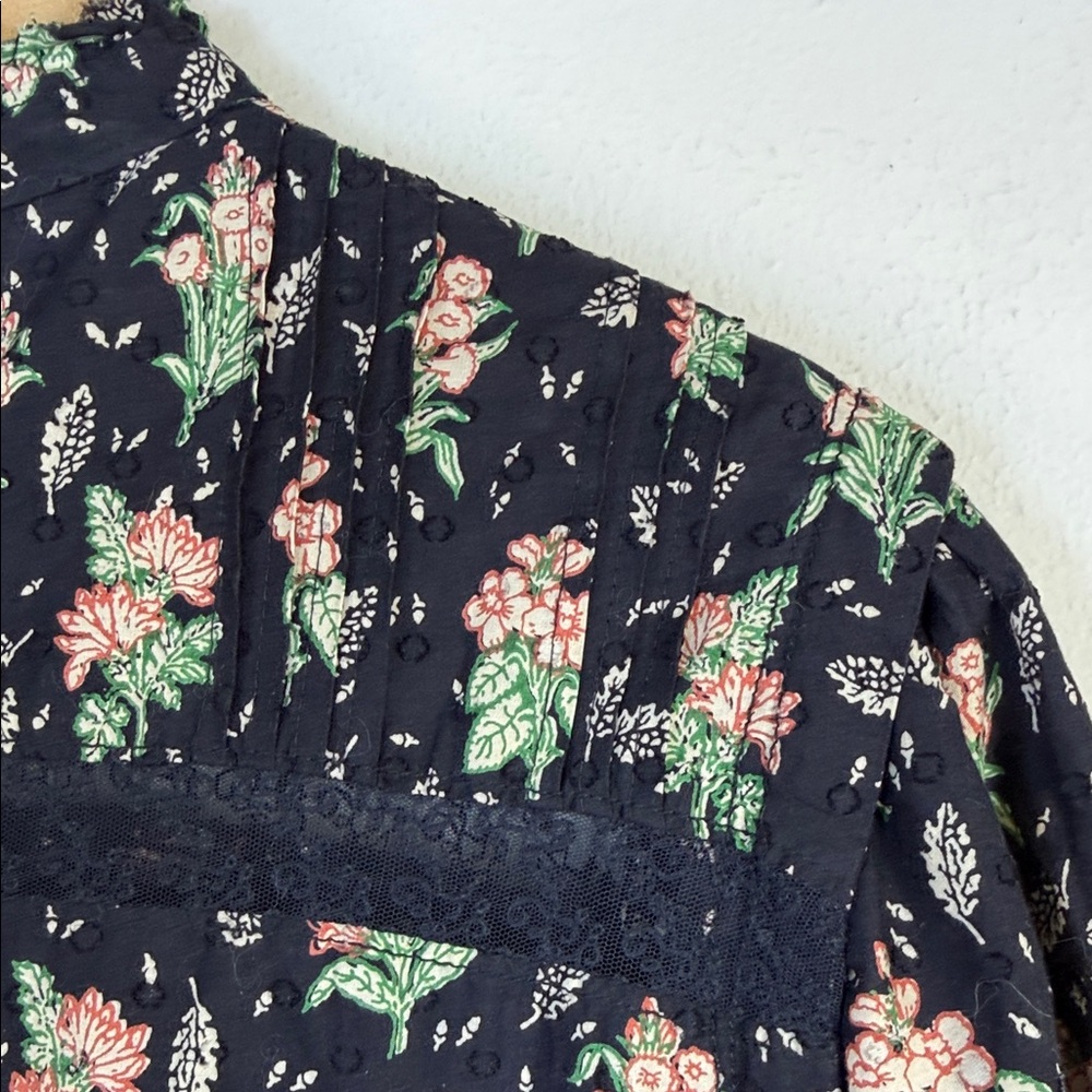 Pilcro Black Floral Mini Dress - Picture 7 of 13